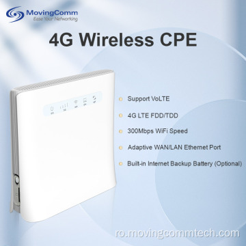 4G router de cartelă SIM wireless cu baterie Volte